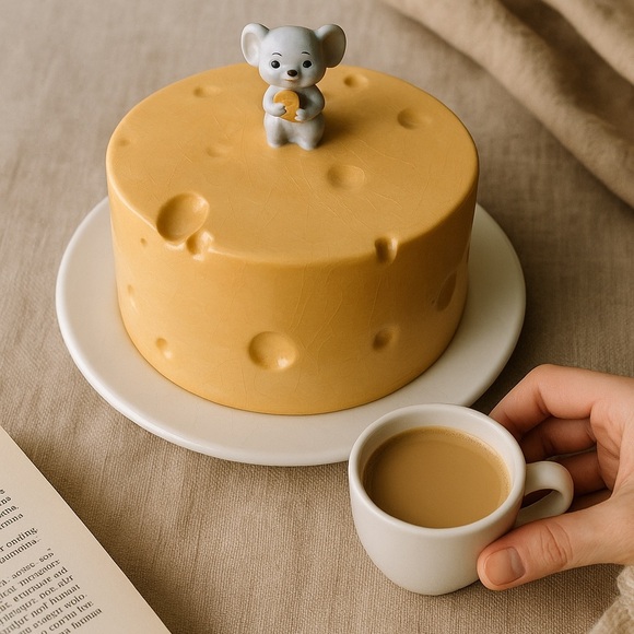 Mischievous Mouse Cheese Dish - Picture 2 of 6